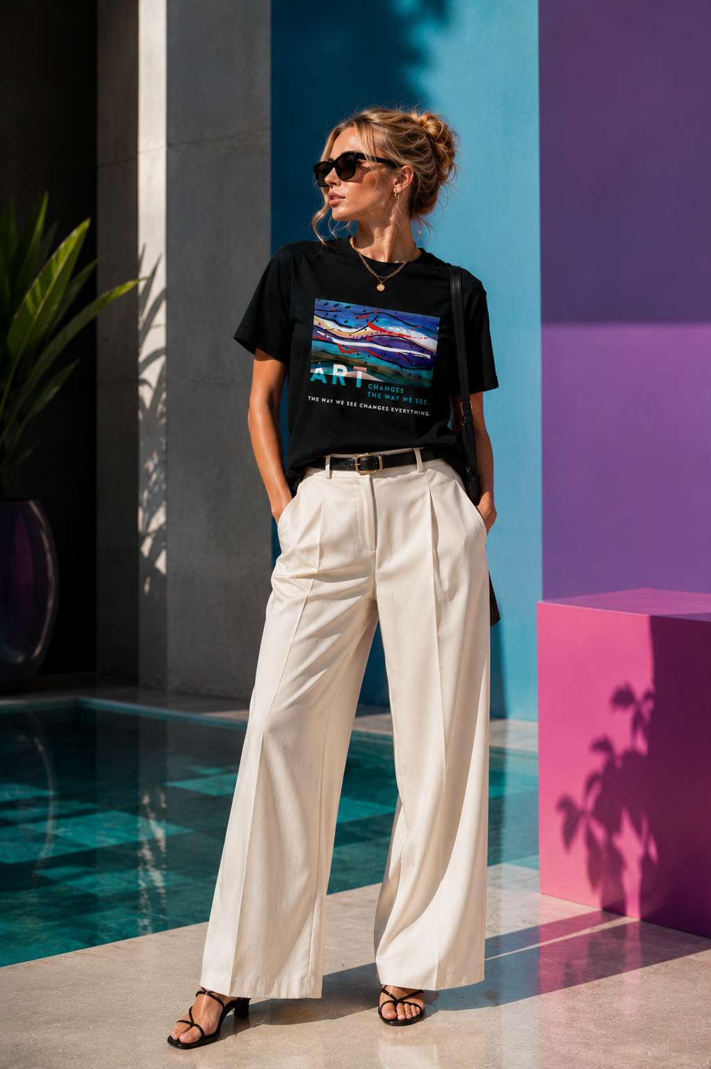 Art Changes the Way We See  Women's Relaxed T-Shirt