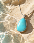Sleeping Beauty Turquoise Drop Necklace