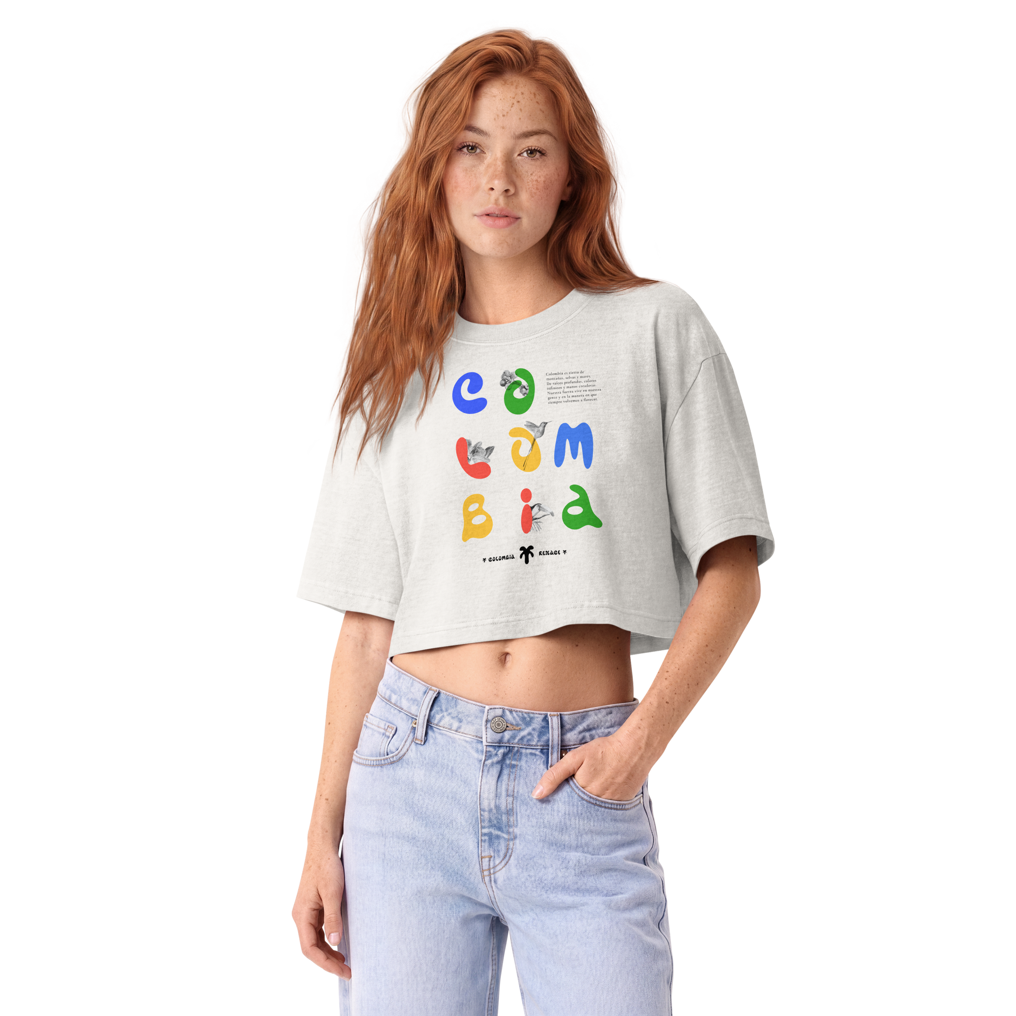 COLOMBIA RENACE | Limited Edition Cropped Tee